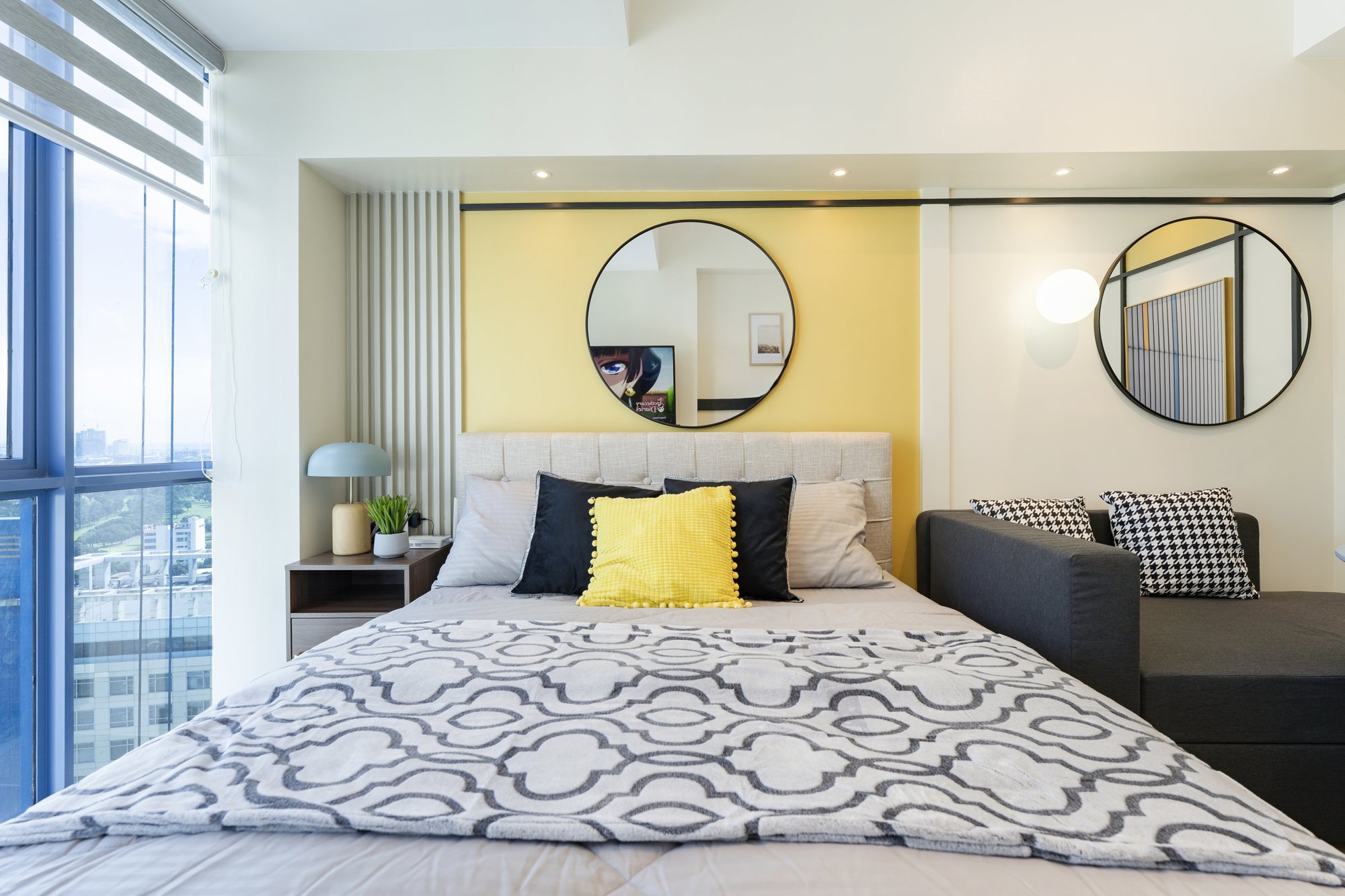 The Amber Room bedroom