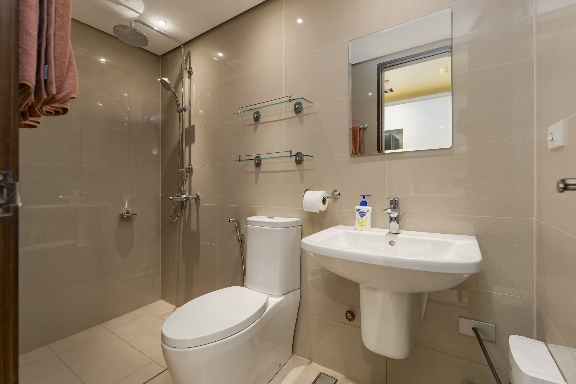 The bathroom